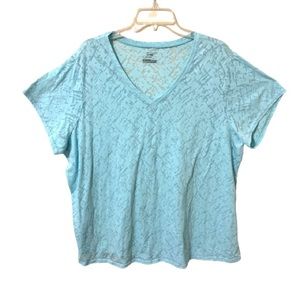 Tek Gear Dry Tech Athletic Top - Light Blue - 3X